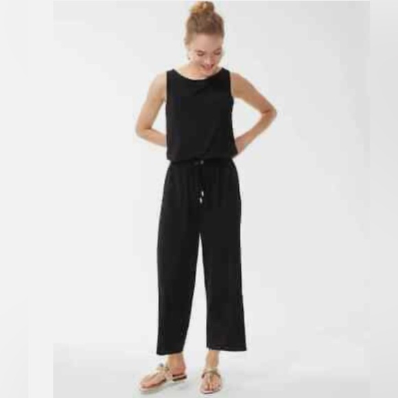 Chicos Black Sleeveless Jumpsuit size XL - Picture 1 of 7